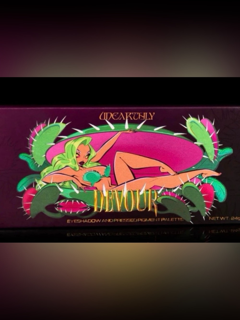 Unearthly Cosmetics Devour palette BNIB.